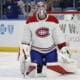 Montreal Canadiens goalie Sam Montembeault