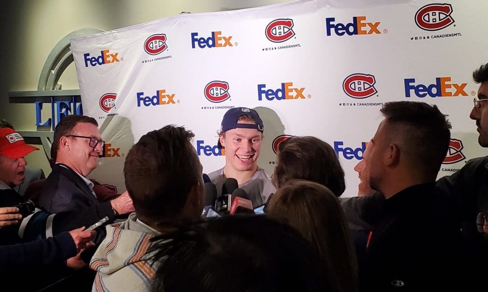 Montreal Canadiens prospect Owen Beck