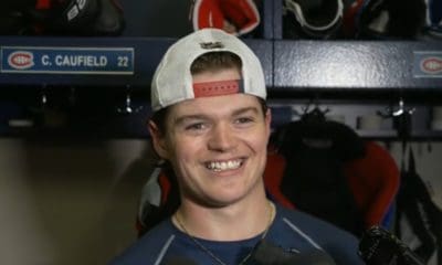 Montreal Canadiens forward Cole Caufield (2)