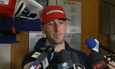 Montreal Canadiens goaltender Jake Allen