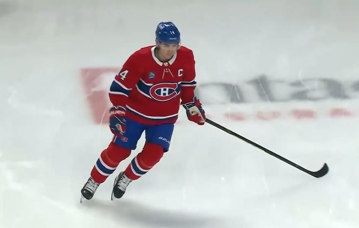 Montreal Canadiens captain Nick Suzuki