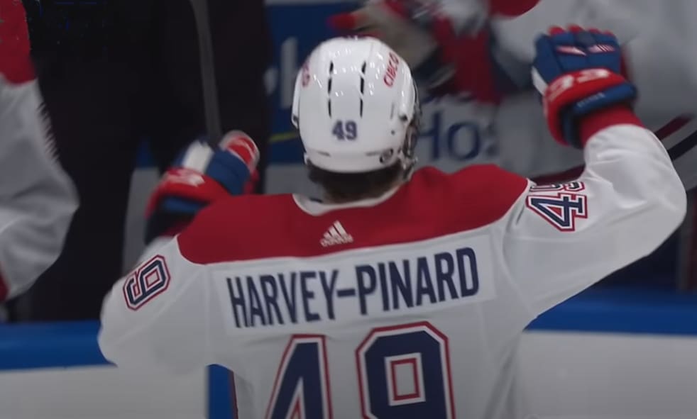 Montreal Canadiens player Rafael Harvey-Pinard Habs news
