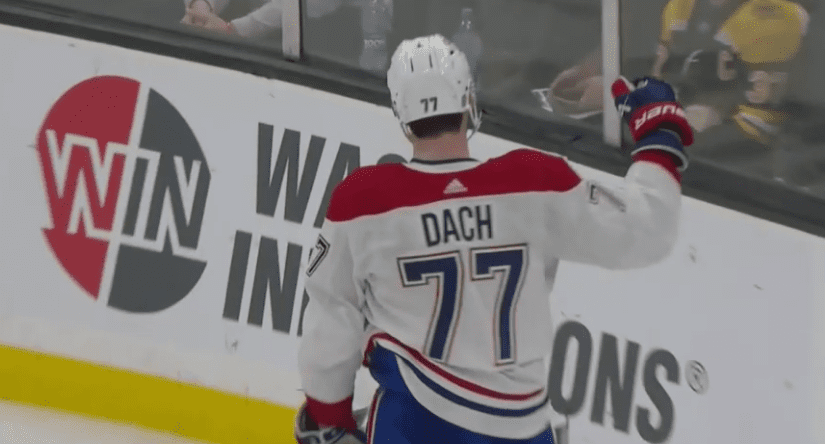 Montreal Canadiens forward Kirby Dach