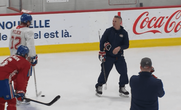 Monteral Canadiens head coach Martin St-Louis