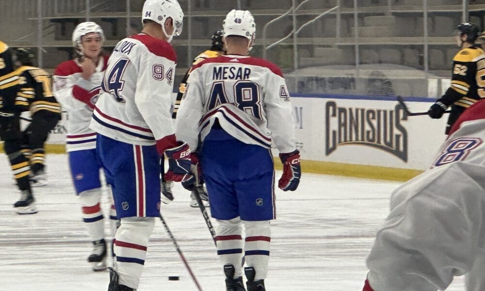 Montreal Canadiens Mesar and Mailloux