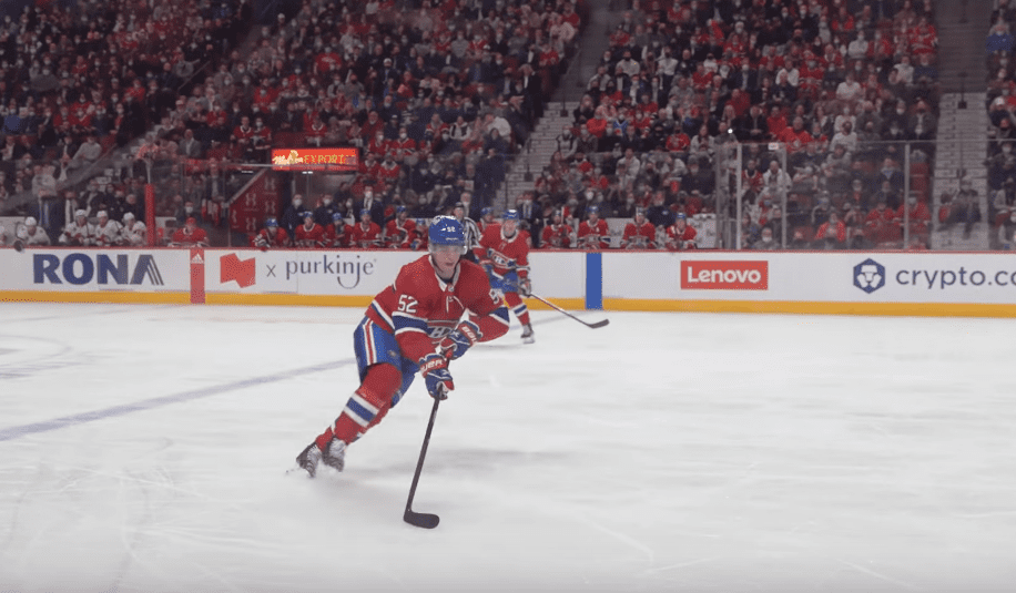 Montreal Canadiens defenceman Justin Barron