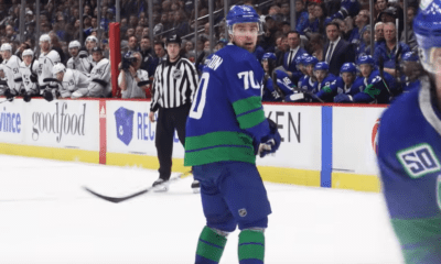 Montreal Canadiens forward tanner pearson with canucks