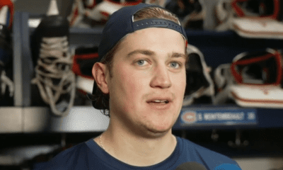 Montreal Canadiens goaltender Samuel Montembeault