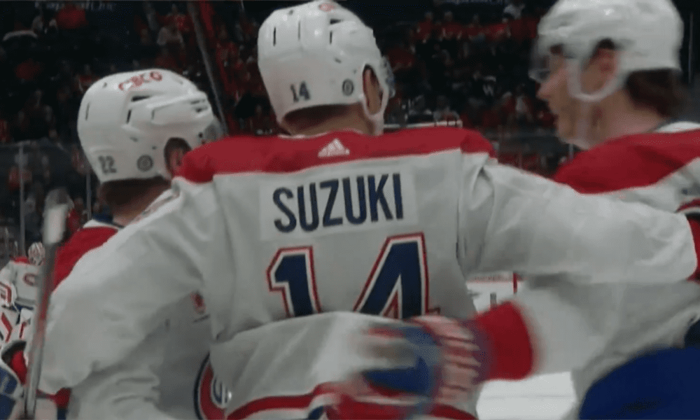Montreal Canadiens captain Nick Suzuki