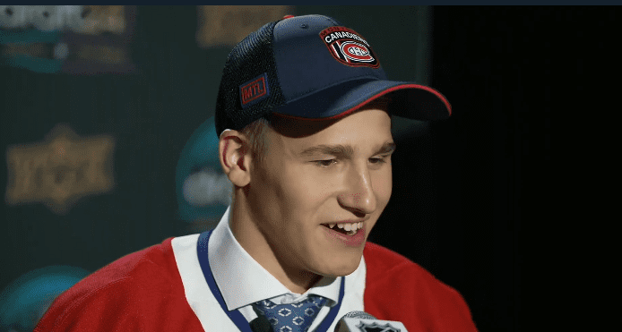 Ivan Demidov Reacts To Being Drafted By Canadiens, Celine Dion ...