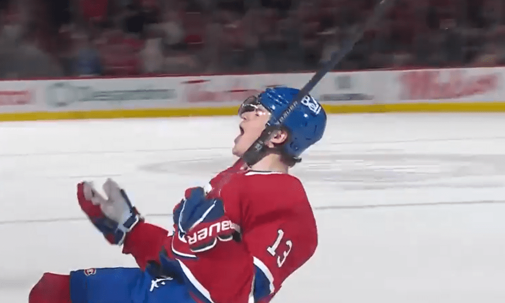 montreal canadiens cole caufield via screenshot