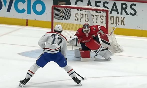 montreal canadiens vs josh anderson fixed