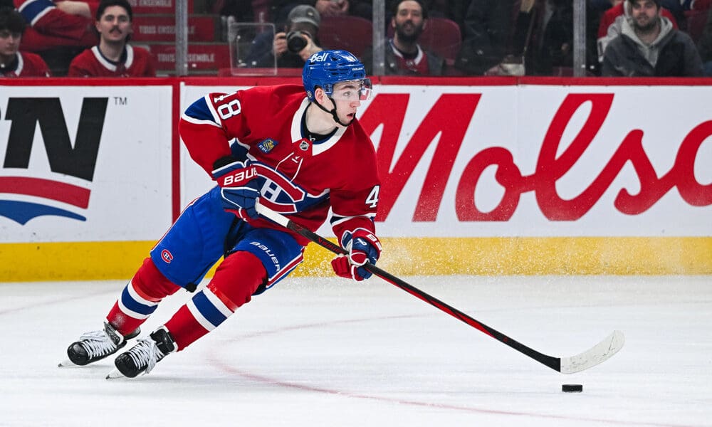 montreal canadiens lane hutson via icon pictures