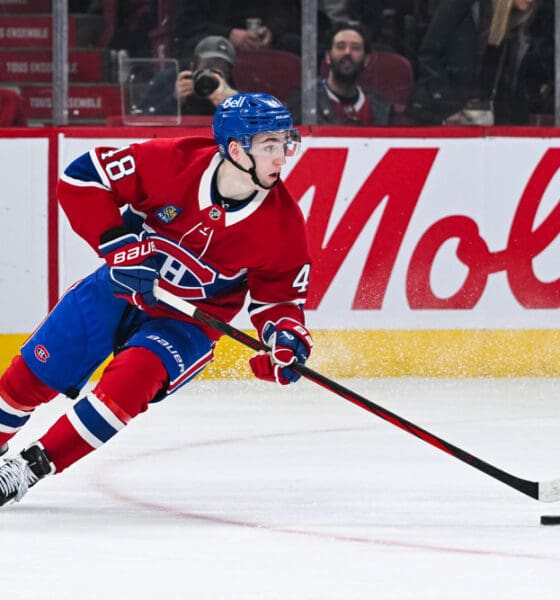 montreal canadiens lane hutson via icon pictures