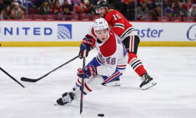 montreal canadiens lane hutson via icon sports pictures