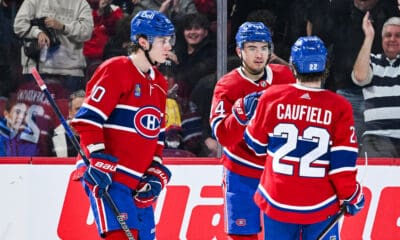 montreal canadiens juraj slafkovsky cole caufield nick suzuki