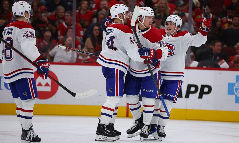 montreal canadiens suzuki bolduc caufield slafkovsky